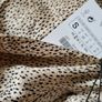 Zara printed dress ecru white with black dots, Small Image 6
