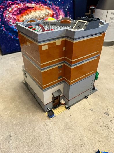 lego corner garage modular 10264