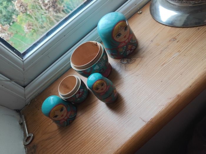 wooden stackable Dolls