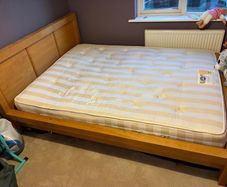 King size mattress and bed frame