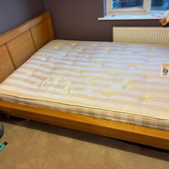 King size matress and bed frame