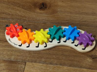 Melissa & Doug Caterpillar Gear Toy Developmental Toy Puzzle