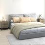 Set of Two Wood Effect Bedside Tables Image 2