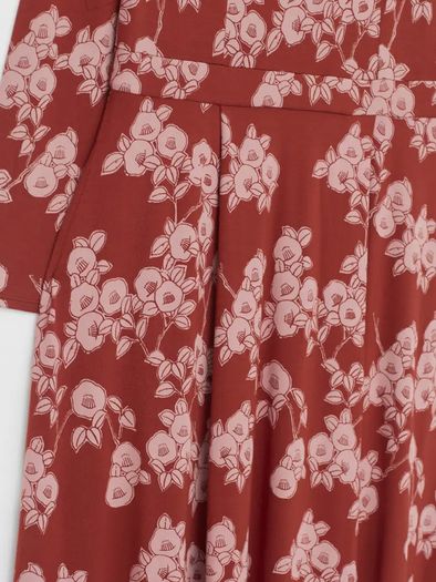 White Stuff Red Mlt Elaina Ecovero Dress UK12 New With Tags RRP 74.95 Floral