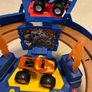 Supercharge Speedway Playset + 2 Monster Jam Trucks (Megalodon and El Toro Loco 1:64 Scale Die-Cast Monster Trucks) Kids Toys Image 6