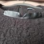 Black formal dress with leather details size 10 Image 4