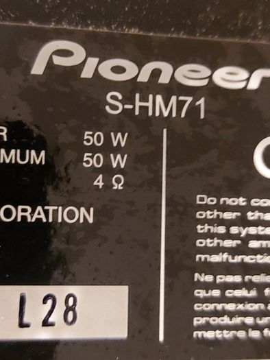 Pioneer Network CD Receiver, Model XC-HM71-K, Radio, CD, IPOD, USB, Wireless Internet Music & Radio, Only one speaker and no remote control