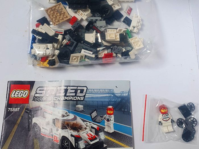 Lego Speed Champions 75887: Porsche 919 Hybrid (2018) 100% Complete (NO BOX)