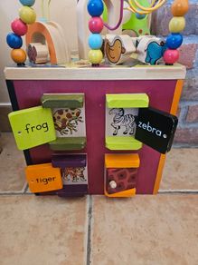Zany zoo activity cube