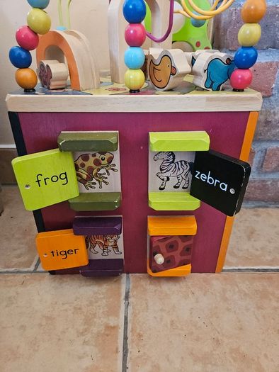 Zany zoo activity cube