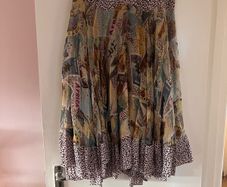 skirt silk DVF