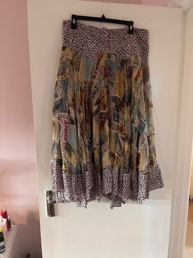 skirt silk DVF