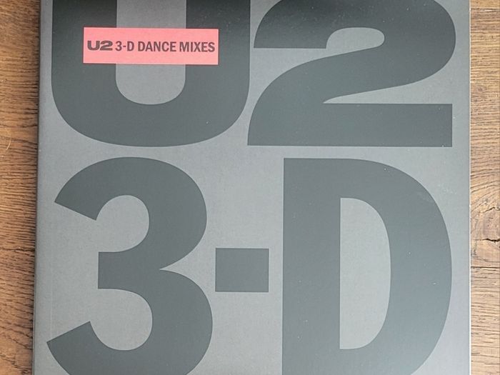 U2 - 3-D Dance Mixes - 12" vinyl record