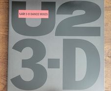 U2 - 3-D Dance Mixes - 12" vinyl record