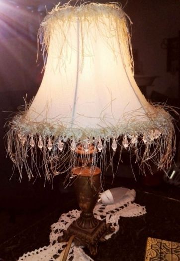 Nice antique brass lamp