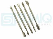 Manicure Pedicure Dual Ended Spoon Shape Nail Edge Cleaner Cuticle Slip Remover Nail Care Set of 5