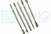 Manicure Pedicure Dual Ended Spoon Shape Nail Edge Cleaner Cuticle Slip Remover Nail Care Set of 5