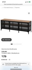 Ikea Fjallbo TV bencb