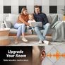 18 Pack Sound Proofing Panels Self-adhesive, 30x30x0,9cm Square Acoustic Wall Absorbing Panels, High Density Insulation Treatment Soundproofing Panels for Recording Studio, Home, Offices, Grey Image 4