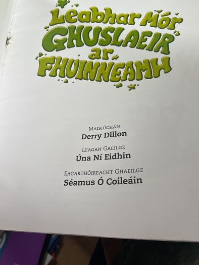 Leabhar Mor Ghuslaeir at Fhuinneamh