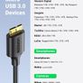 USB 3.0 Type A to Micro USB B) External Hard Drive Cable Image 3