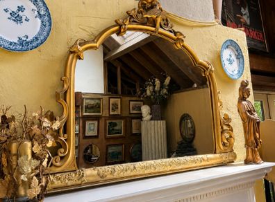 Antique Overmantle