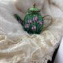Teapot - MINIATURE - Ceramic and Brass Image 2