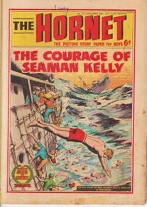 Hornet #377 The Courage Of Seaman Kelly Nov 28th 1970 Dc Thomson Comic