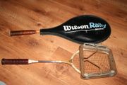 Vintage DUNLOP Wooden Tennis Rackets