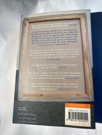 book Collected Poems Author: Roger McGough signed with inscription