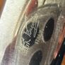 Vintage Cut Glass Ice Bucket with Bugatti Italy Tongs Image 5