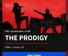 The Prodigy - 2 tickets