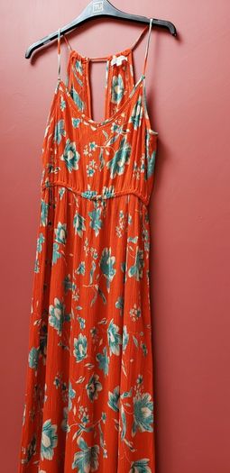 Beautiful Orange Summer Maxi dress
