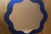 Ikea Prunkhallon blue wall mirror 40cm