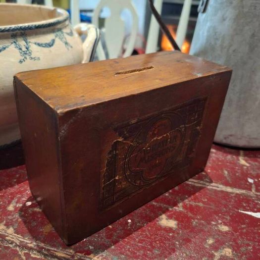 Antique Moravian Missions Collection Box
