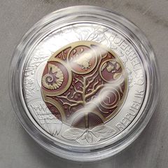 Austria 25 Euro Silver/Niobium (.900) Proof Coin 2024 - Edaphon - Niobium Series