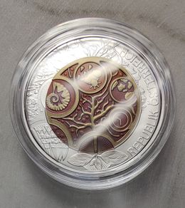 Austria 25 Euro Silver/Niobium (.900) Proof Coin 2024 - Edaphon - Niobium Series