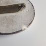 Vintage renaissance style oval portrait brooch pin Image 3