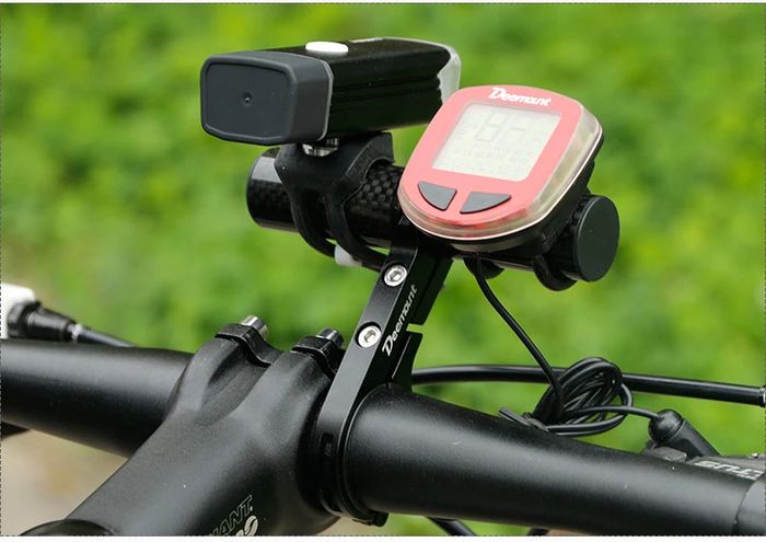 10cm Carbon Fiber Bicycle Handlebar Extended Bracket Bike Headlight Mount Bar Computer Holder Lamp Support Rack Alloy Fiber Stand