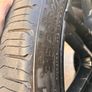 22" Staggered BMW Black Alloy Wheels with Tires & Spacers Image 6