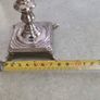 Small Silver Plated Candle Stick Holder. Image 3