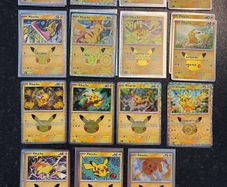 pokemon cards pikachu 30th