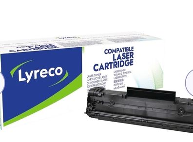 Two Lyreco Compatible HP Laser Cartridge CE278A - Black