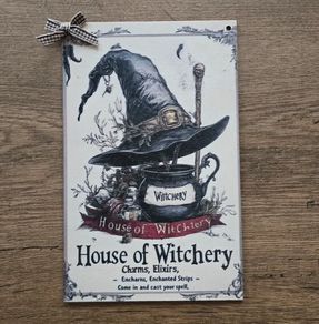 Halloween sign - witchery