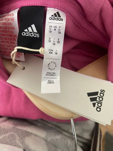 Adidas cropped hoodie size 11-12
