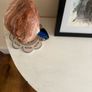 White Half-Moon Console / Hall Table Image 5