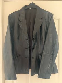 Ladies Black Leather Jacket