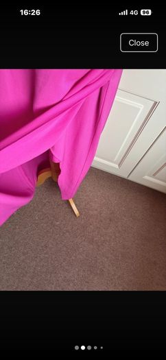 French Connection long pink occasion dress