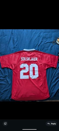 Replica Manchester United 1999 Champions League Final Shirt Red (Solskjaer - 20)