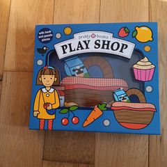 Play shop with this book